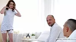 Private com - inked teen 18+ shelley bliss dpd by 2 hard cocks