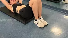 Fucked new gym guy but the cheater let me down