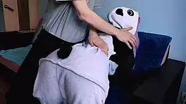 Cute Purple-Haired Girl Goes Wild Over My Huge Cock!