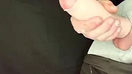 Robbystrokes shows foreskin extender with huge cumshot on teen 18+ cage play.