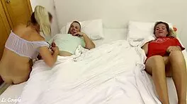 yo, girlfriend sneaked into swinger couple's bedroom to bang