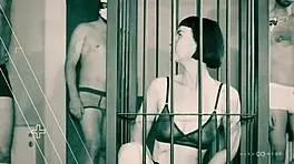 Hardwerk Asks to Bang Delfine in Striptease with Ripped Clothes.