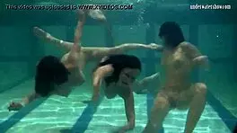 Ivetta, Katka, and Barbara Dive into Hot Underwater Action