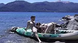 Horny Couple Caught Fucking On Beach!