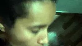 I enter my stepsister's room and make her swallow my cum