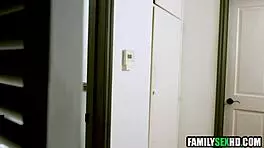 18yo stepniece loses virginity to sleazy stepuncle in taboo blowjob scene