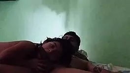 No one home, I fuck my petite latina girlfriend's big tits