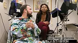 Minnie Rose's Face Blasted with Cum!