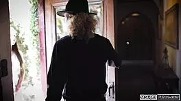 Wow! Lesbian couple forces priest to lick their wet pussies in wild scene