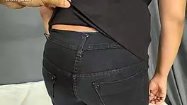 Stepsister gets wild after work with no one home to stop us