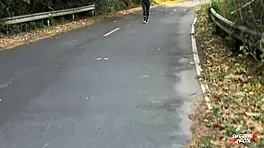 met stranger on morning run for casual encounter