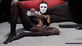 18y Old Ebony Fucked Wearing Fishnet Pt 1