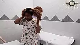 naughty nurse angelika suarez nearly caught in hot action