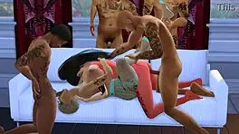 Milf Tonja and Teen Chunga Engage in Intense Gangbang with Monster Cocks, Focusing on Their Big Tits and Boobs