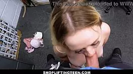 caught shoplifting? make a sex deal with security!