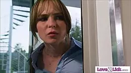 Petite Jane Wilde Hires Babysitter Lilly Bell To Facesit Her