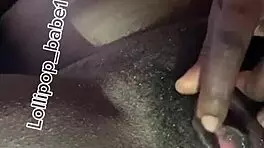 i'm getting so horny watching this sexy black babe shake her ass after smoking