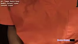 Kalani Luana handcuffed and tickled in hospital for cash