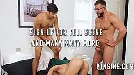 Curvy Teen Saves Humanity By Fucking Uncle And Father-In-Law In Taboo Step Family Fest.