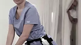 omg, this teen got tricked into banging by her masseuse and creepy husband! 😱