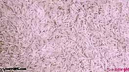 The luminous blonde beauty poses for a photoshoot