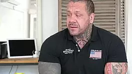 Tattooed Teen Blows Big Cock Before Shaved Pussy Sex