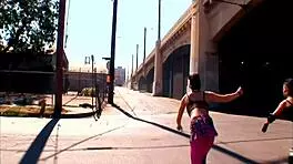 Samira Sucks Pole Before Fucking!