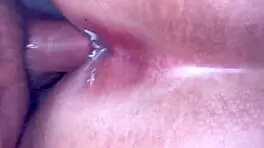 Mexican teen bent over in doggy style gets anal creampie at the gym despite her period