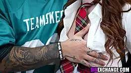 Horny students swap stepsisters for a fuck in fucked up family.