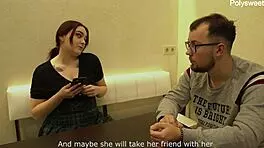 i let my husband peg me with his girl friend, it was so dominating and femdom