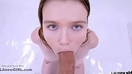 Cute Russian Teen Pushes Her Body to Take Massive Cock in Casting