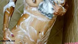 Wow, that girl next-door model just showered after photoshoot! 🚿