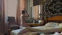 Wow! Best Wife From USSR Strips Out of Dress for Sexy Homemade Action!