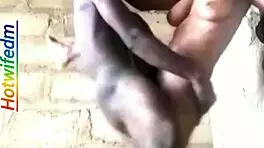 step sister's friend gets intimate in unfinished building.