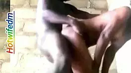 step sister's friend gets intimate in unfinished building.