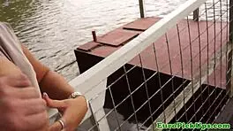 neighbors see girl flashing big tits