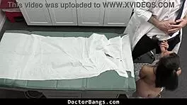The Patient Is Down On Her Knees Paying The Doctors Fees - Doctorbangs