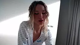 POV with Hot Modest Blonde, So Shy Yet Wild