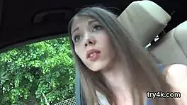 Pretty Girl Sucks Cock in POV and Gets Pussy Pounded