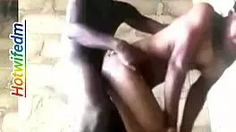 step sister's friend gets intimate in unfinished building.