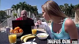 spinner sydney cole gets banged on beach pov