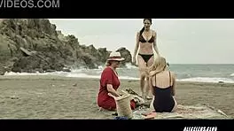 juana acosta and ingrid garcia jonsson share emotional moments in acantilado 2016