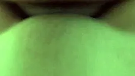 Young whore strips naked for cock fucking pussy workout close-up