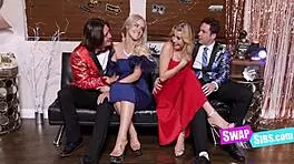 Waltzing together and swapping each other's step siblings