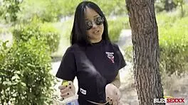 Here's the story of casting a virgin teen 18+ in homemade outdoor latina scene.