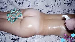 I massaged this horny mature milf with coconut oil, she's so sexy