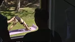 teen yogi girl with small tits gets unforgettable sex from mature man's big dick