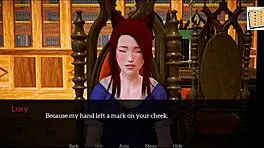 Redhead teen 18+ in homemade family game with small tits