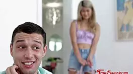 Holy Hell! Step Bro Wins Bet and Bangs Teen Sis Sofia Su Hard