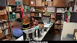 Teen thief shane blair is blackmailed by officer to fuck or go to jail - liftersex